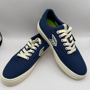 Cariuma Naioca NWT Canvas Sneakers Blue Unisex M 9.5 & W 11 Eco-Friendly